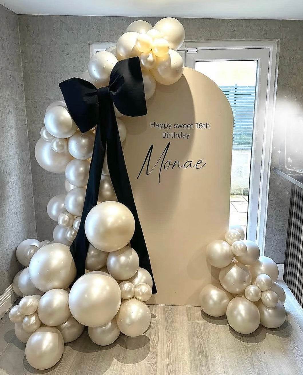 Pearly ribbon theme