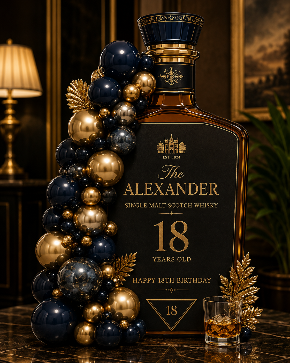 Alcohol Theme Backdrop