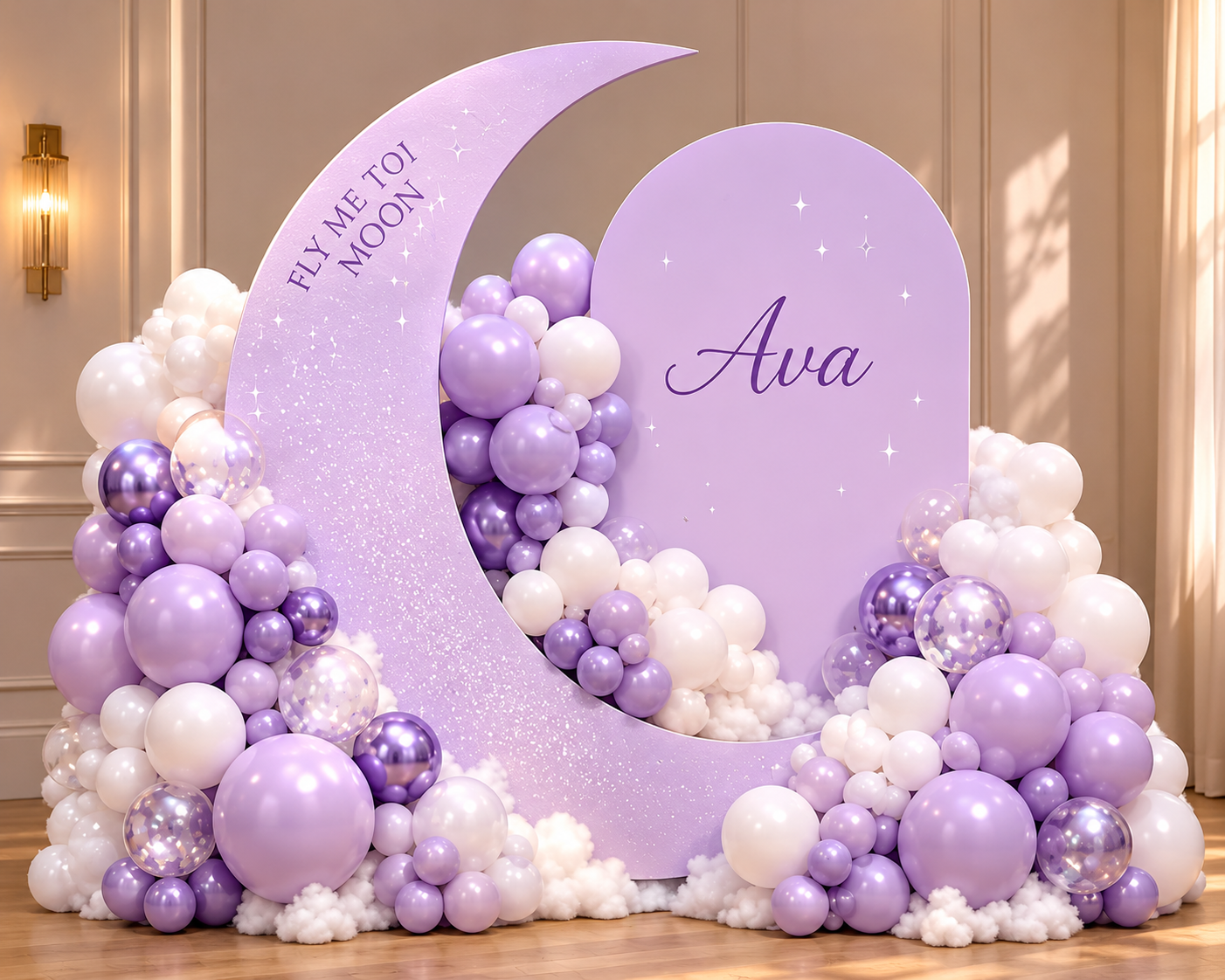 Half moon arch Purple