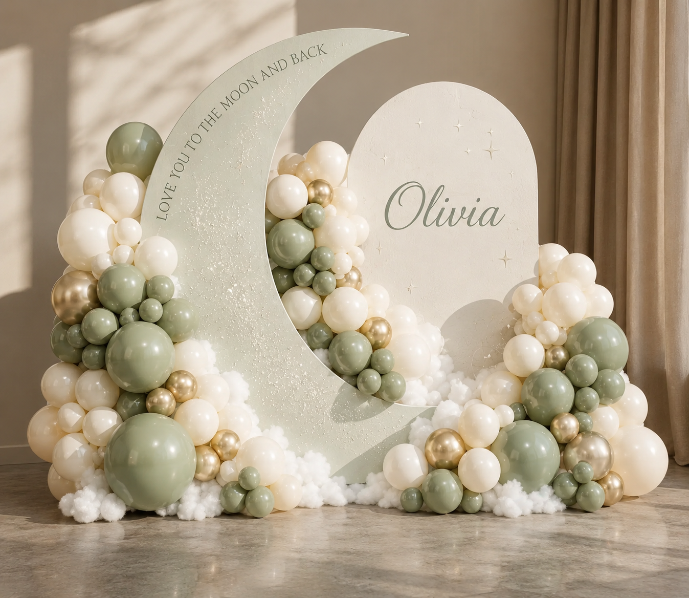Half moon arch Green