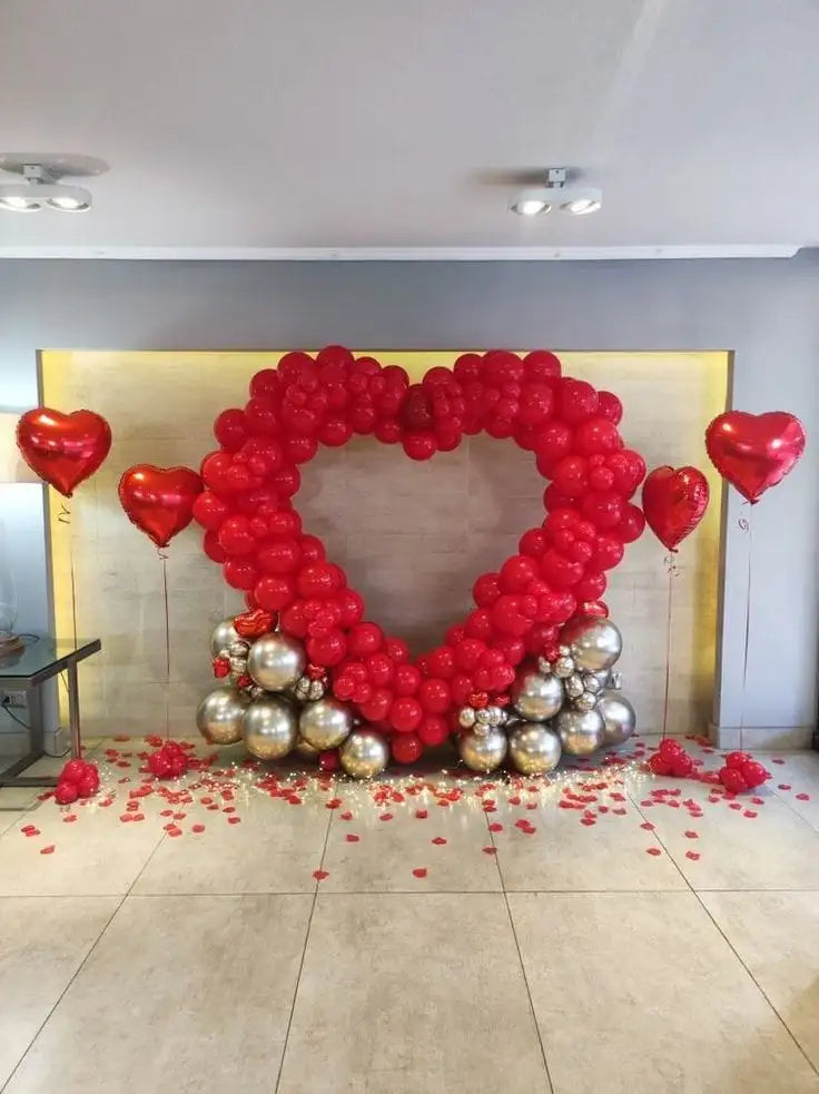 Heart Shape Balloon Arch