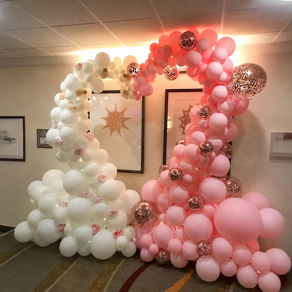 Heart Shape Balloon Arch