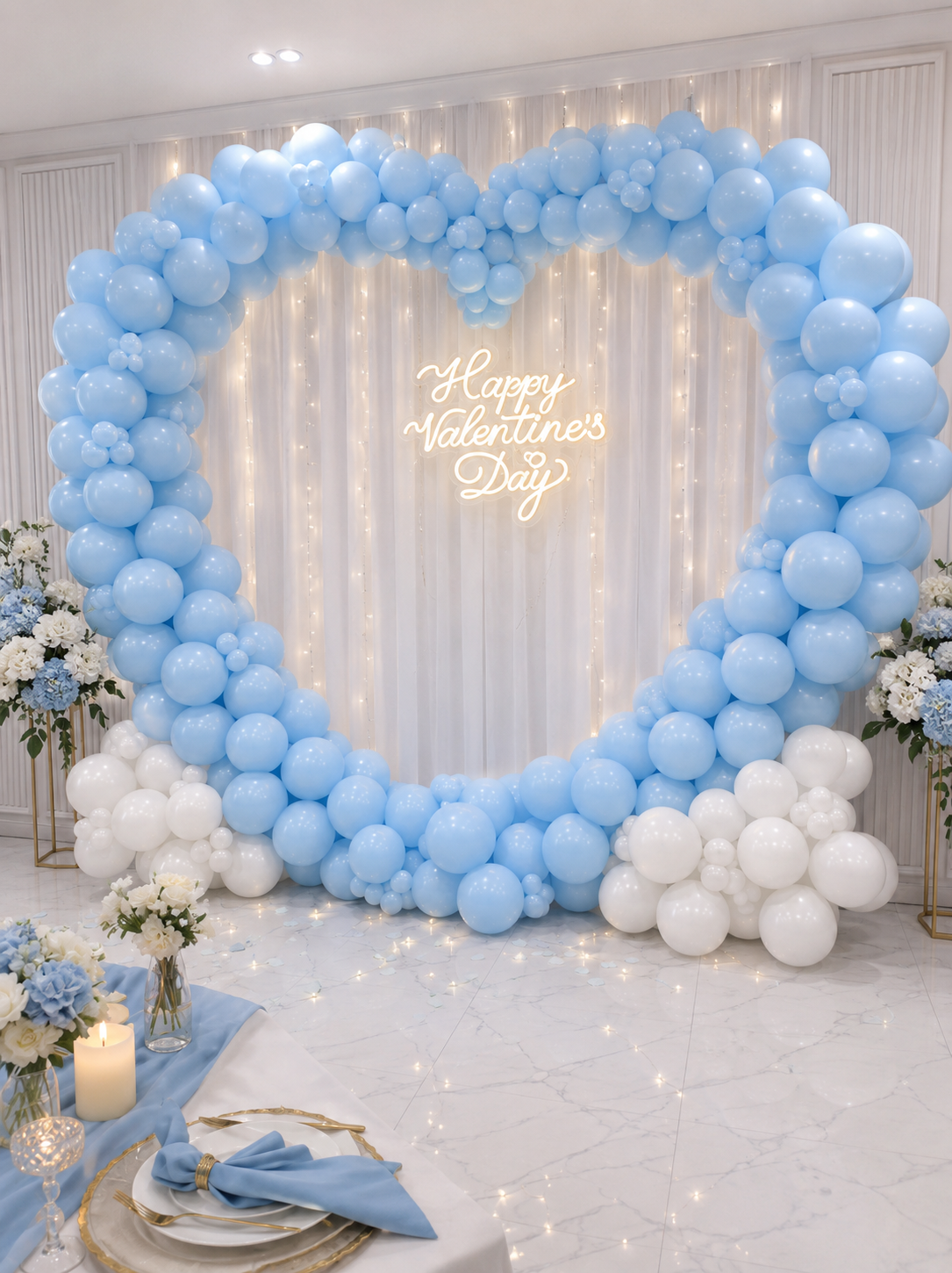Heart Shape Balloon Arch