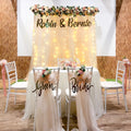 Solemnisation table decoration