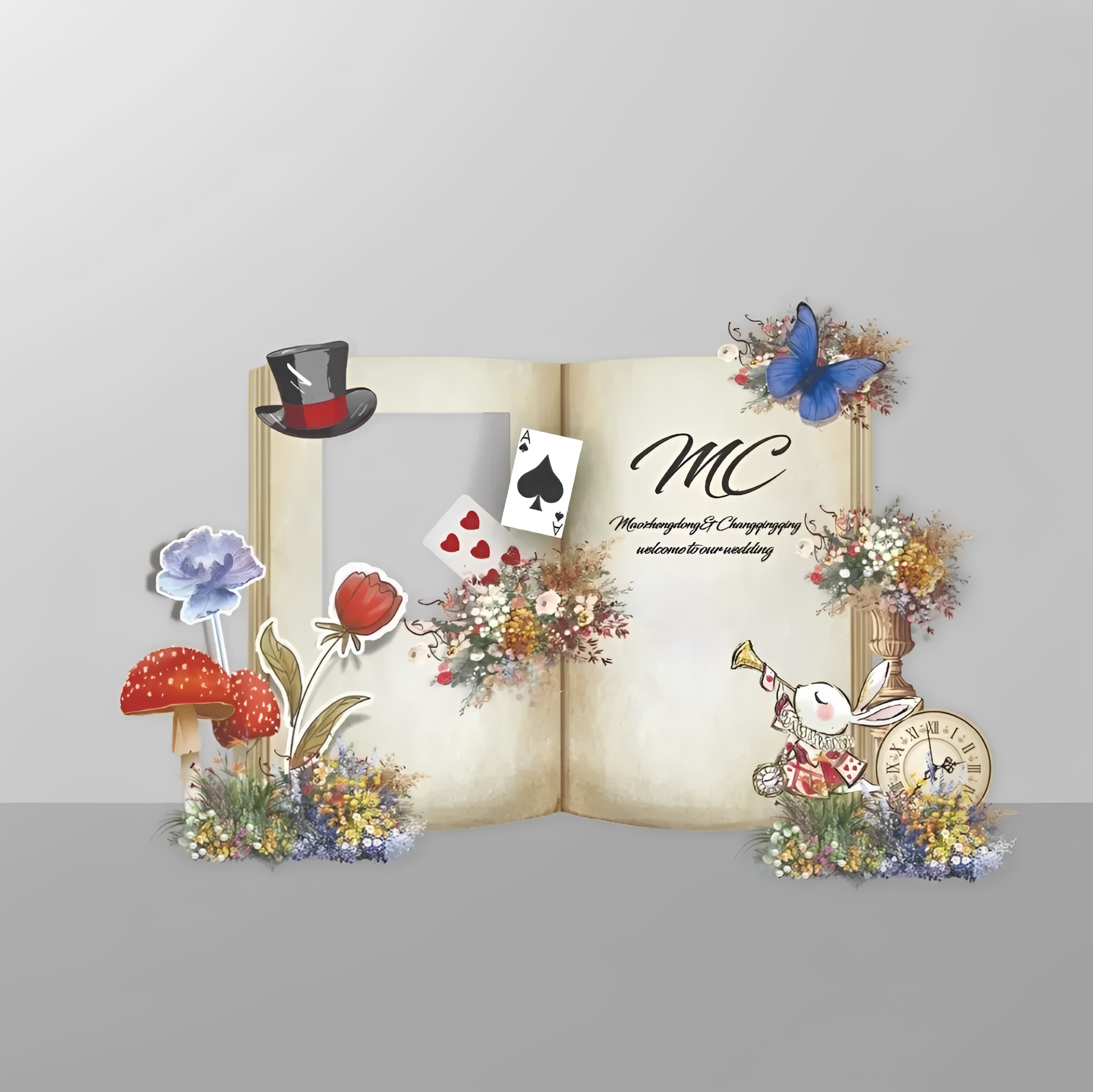Alice in the Wonderland Backdrop