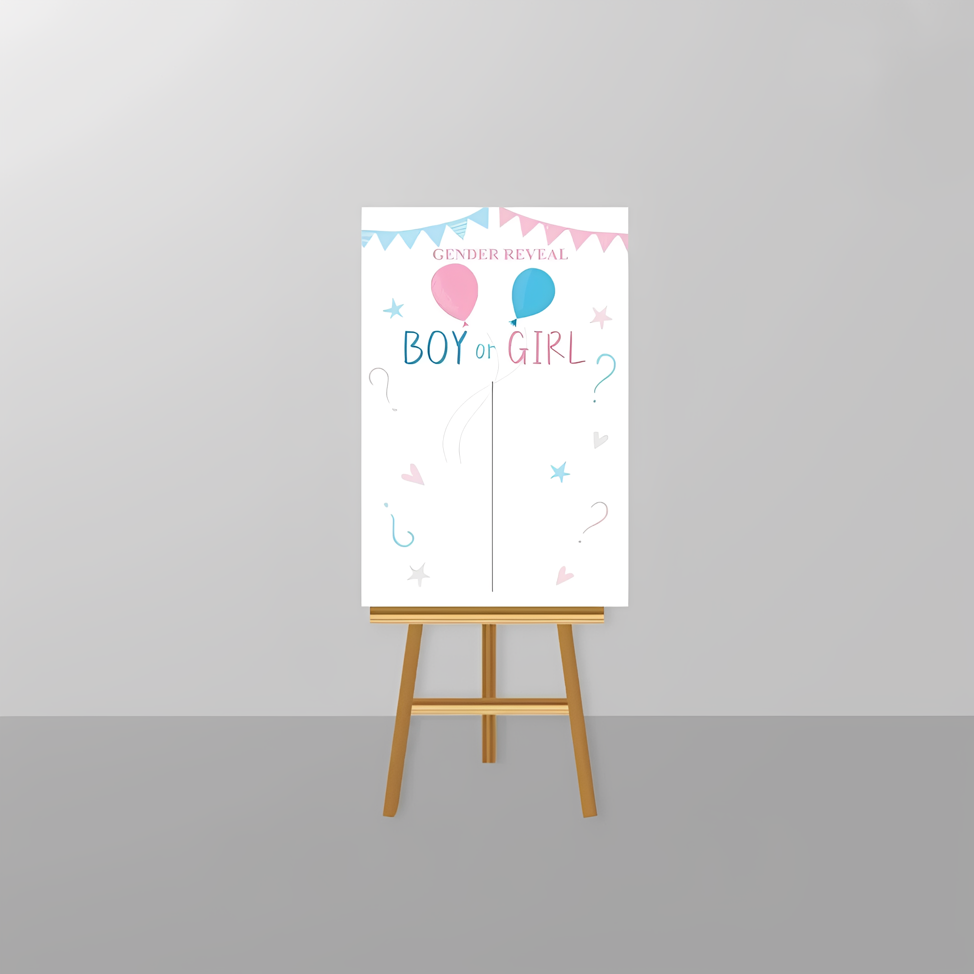 Gender Reveal Voting Board